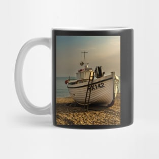 Beached Fishing Boat at Hastings Mug